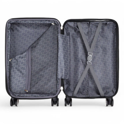 Expandable Hard Shell 8 Wheels Luggage Travel Cabin Bags Suitcase Set