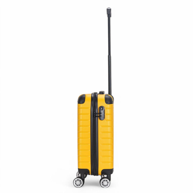 Hard Shell ABS 8 Wheel Luggage Travel Cabin Holiday Bags Suitcase Set