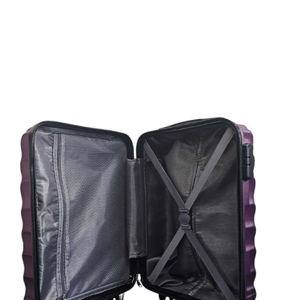 Strong Hard shell Suitcase 4 Wheel ABS Lightweight Cabin Luggage