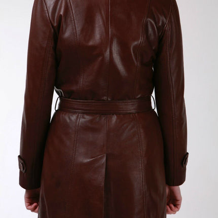 Womens 3/4 Length Trench Coat-Ranchi