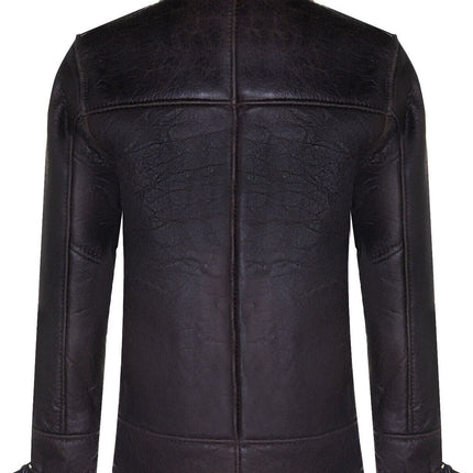Mens Sheepskin Classic Safari Jacket-Arezzo