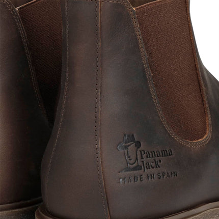 Panama Jack Men's Brown Leather Waterproof Chelsea Boots - Biar C1