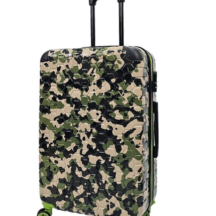 Hardshell Camo Robust ABS Suitcase Set