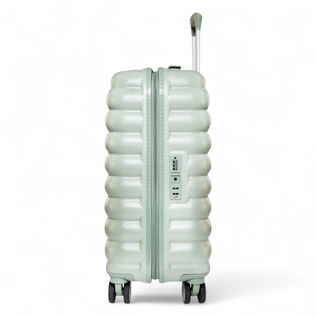 Hard Shell Cabin 37 x 22 x 55 cm TSA Secure Luggage Suitcase Suitable for Easyjet, Ryanair