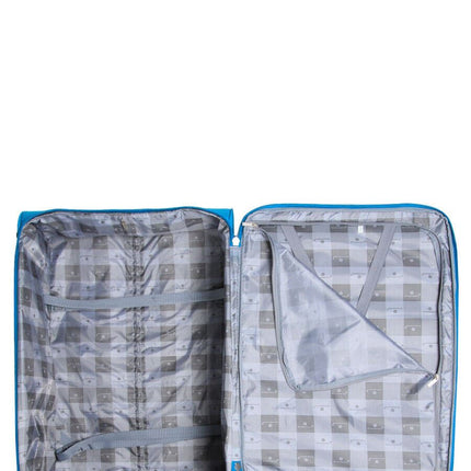 Soft Lightweight Dual 4 Wheel Suitcase Luggage