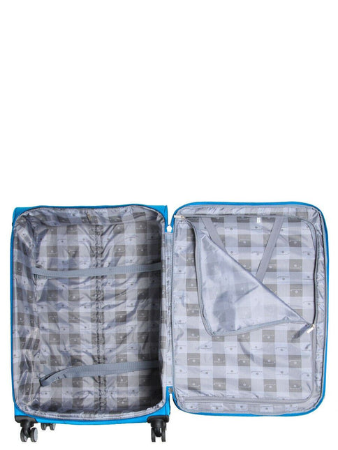 Soft Lightweight Dual 4 Wheel Suitcase Luggage