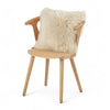Genuine Sheepskin Beige  40x40cm Real Wool Single Sided Cushion