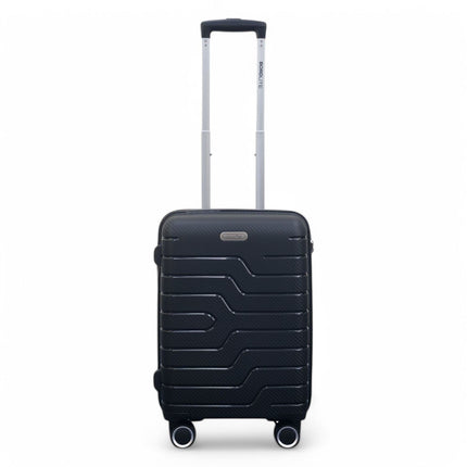 Hard Shell PP Dual 4 Wheels Luggage Travel Cabin Holiday Suitcase Set