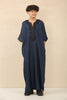 Kid's Boys Blue Moroccan Thobe Djellaba Jubba Robe Eid