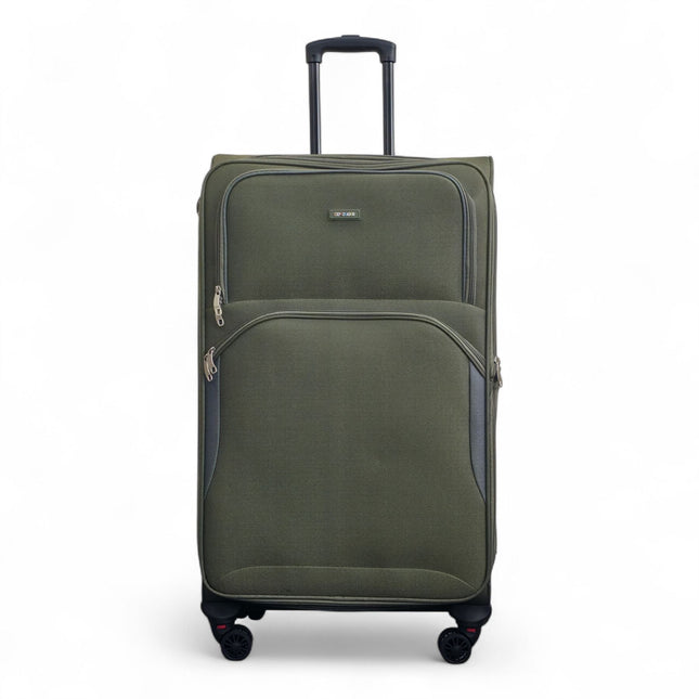 Expandable Soft 8 Wheel Lightweight Suitcase Luggage Travel Bags Set