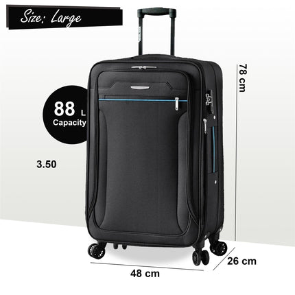Lightweight Soft Luggage Travel Suitcases