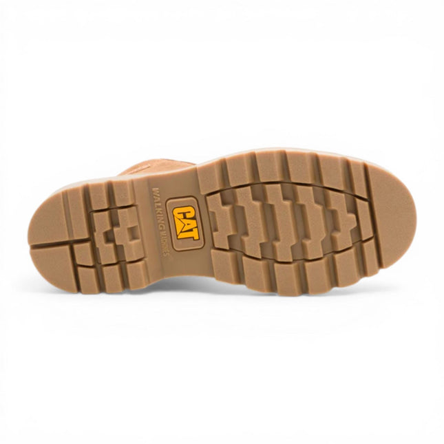 CAT (Caterpillar) Tan Leather Hiking Mid-Cut Chukka Ankle Boots - Grader