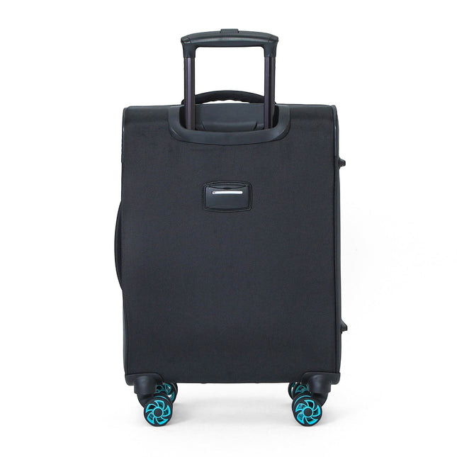 Soft Shell 1680D Cabin Suitcase 56x37x25cm 8 Wheel TSA Lock Luggage