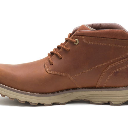 Caterpillar Men's Elude Waterproof Brown Leather Work Boots