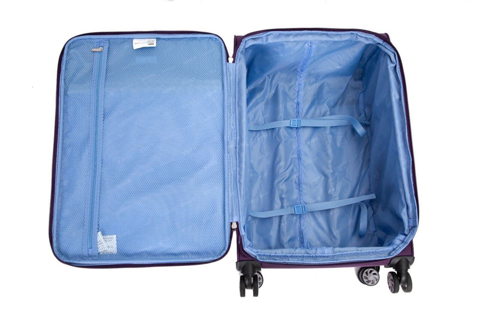 Lightweight Cabin 4 Wheel Soft Luggage Travel Bag