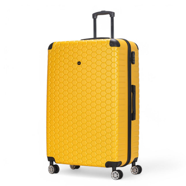 Hard Shell ABS 8 Wheel Luggage Travel Cabin Holiday Bags Suitcase Set