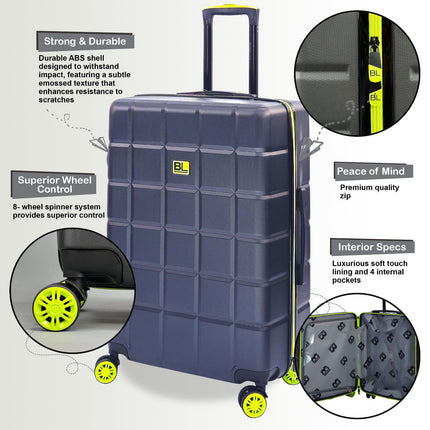 Hard Shell Cabin Suitcase 53 x 35 x 23 cm Luggage