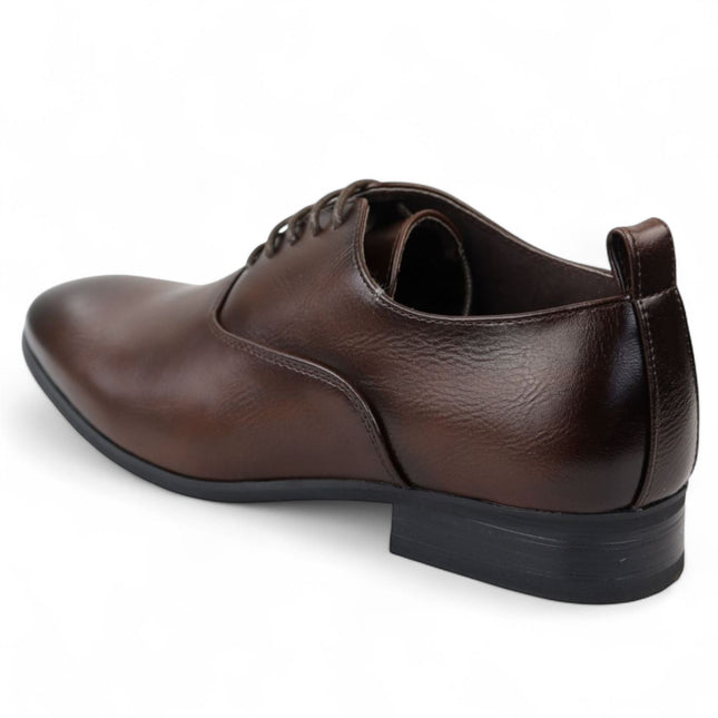 Men’s Brown Classic Lace Up Oxford Derby Shoes