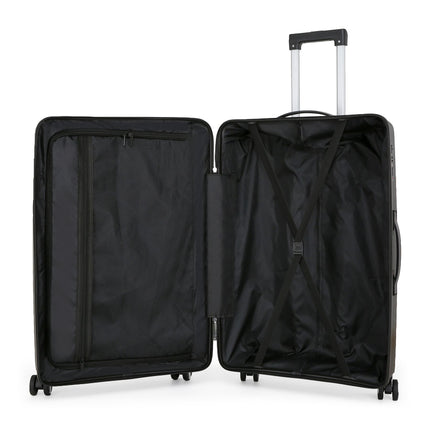 Dual 4 Wheel Robust Lightweight TSA Hard Shell Suitcase Luggage Travel Bags Set