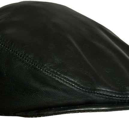 Mens  Flat Hat Leather Peaky Blinders Beret Newsboy Gatsby Golf Cabbie Cap