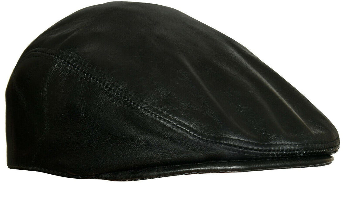 Mens  Flat Hat Leather Peaky Blinders Beret Newsboy Gatsby Golf Cabbie Cap