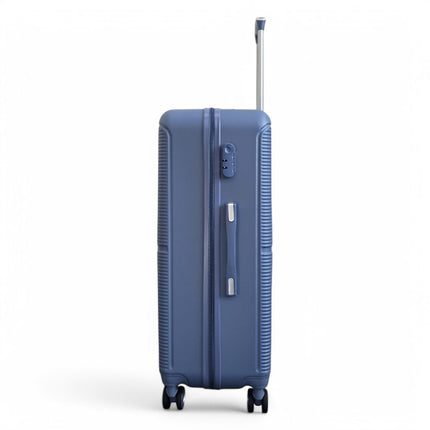 Robust ABS Hard Shell 8 Wheels Luggage Travel Holiday Cabin Suitcase Set
