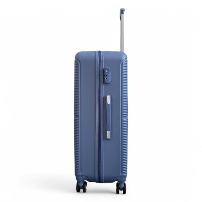 Robust ABS Hard Shell 8 Wheels Luggage Travel Holiday Cabin Suitcase Set