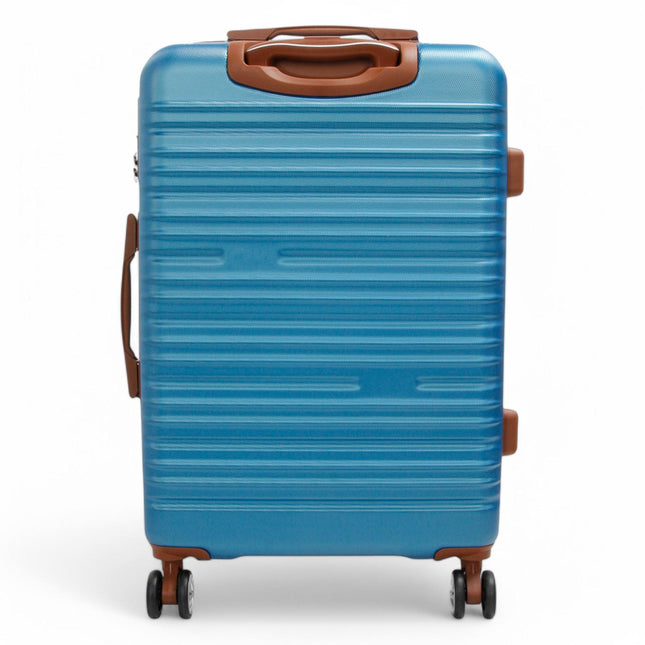 Expandable Hard Shell ABS Suitcase Set 8 Wheel Robust Travel Case Holiday Luggage