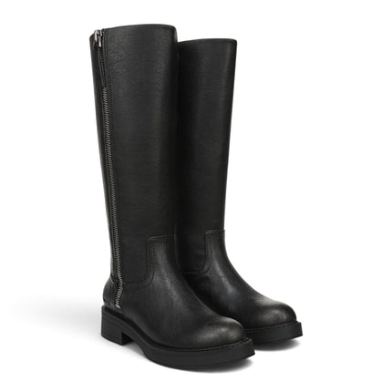 Blowfish Malibu Women's Black Faux Leather High Riding Boots - Venice Tall