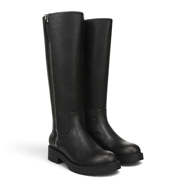 Blowfish Malibu Women's Black Faux Leather High Riding Boots - Venice Tall