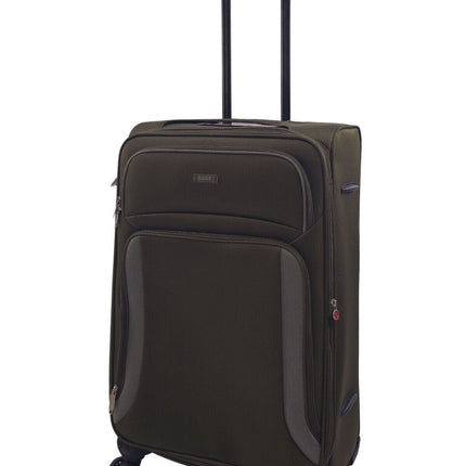 Soft Shell Suitcase Luggage Set Travel Light Carry On Cabin Bag