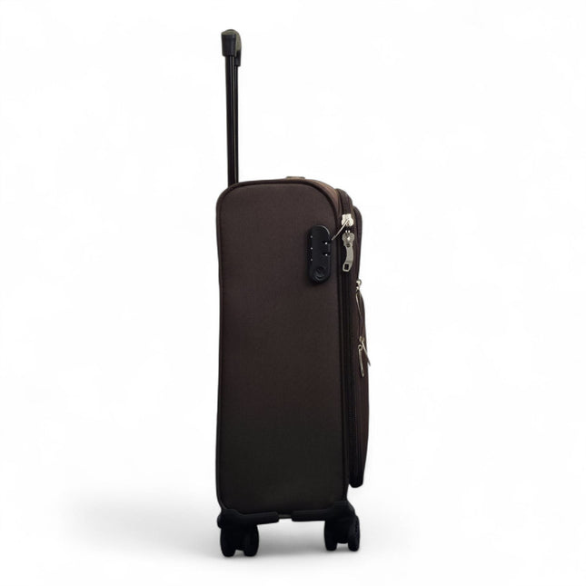 Soft Shell Cabin  48 x 37 x 20 cm Secure Travel Luggage Suitcase Suitable for Easyjet, Ryanair