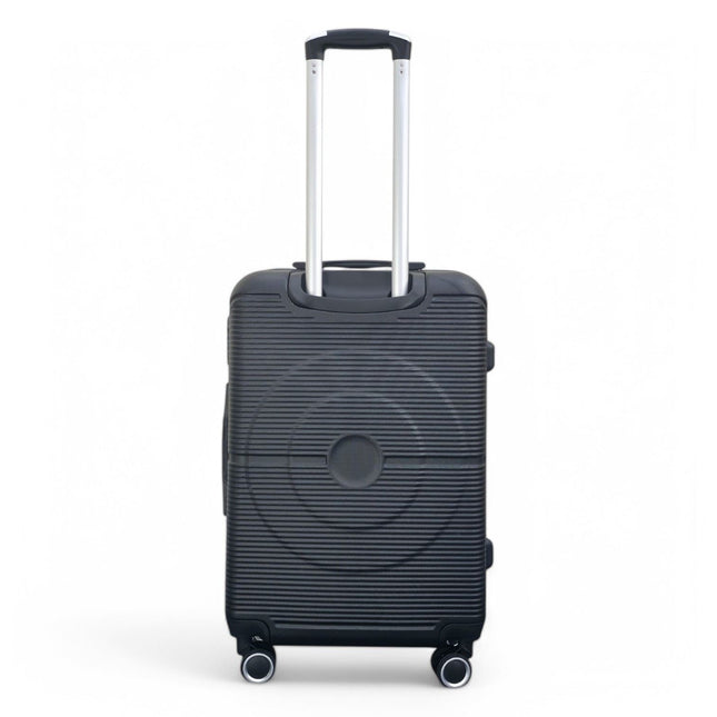Robust ABS Hard Shell 8 Wheels Luggage Travel Holiday Cabin Suitcase Set