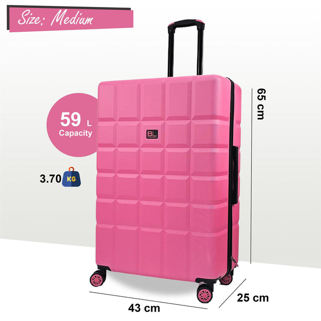 Hard Shell Classic 4 Wheel Travel Suitcase Set