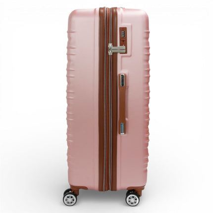Expandable Hard Shell ABS Suitcase Set 8 Wheel Robust Travel Case Holiday Luggage