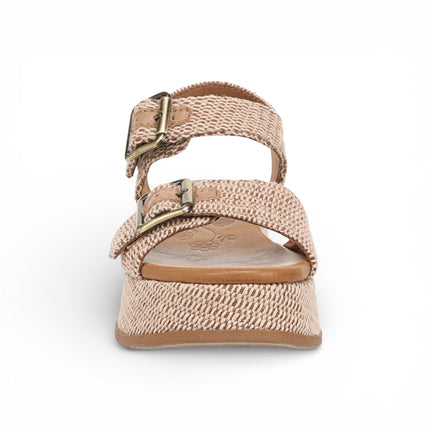 Blowfish Malibu Women’s Beige Faux Leather Platform Sandals - Magical