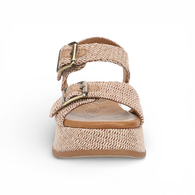 Blowfish Malibu Women’s Beige Faux Leather Platform Sandals - Magical