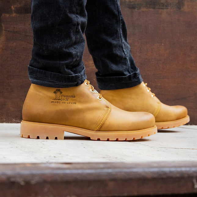 Panama Jack C1 Mens Tan Waterproof Havana Joe Lace Up Chukka Ankle Boots