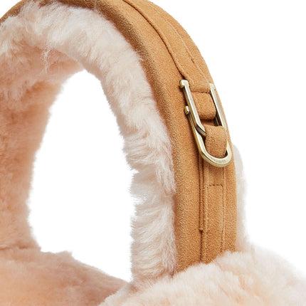 Womens Sheepskin Shearling Winter Ear Muffs Warm Comfortable