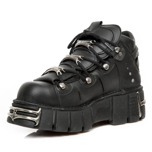 New Rock Unisex Vegan Leather Gothic Boots - M-106-VS1