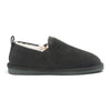 Men's Olive Green Genuine Sheepskin Suede Slipper Winter Moccasins - Cedar