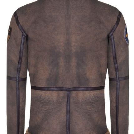 Mens B3 Sheepskin WW2 Bomber Jacket-Arnsberg