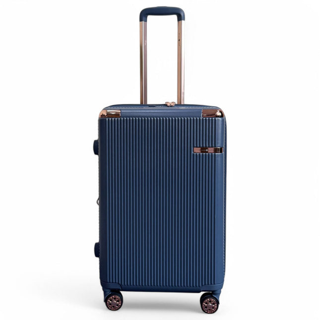 Expandable Hard Shell 8 Wheels Luggage Travel Cabin Suitcase Set