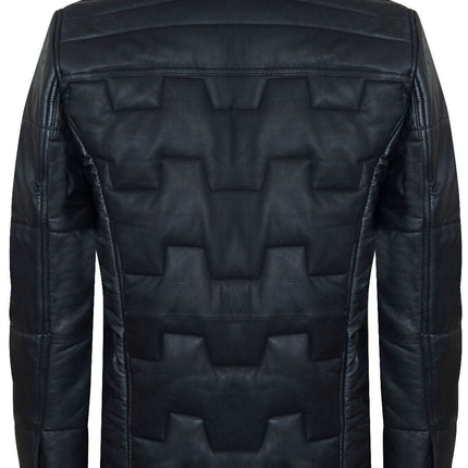 Men's Leather Quilted Biker Jacket - Guayaquil