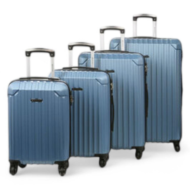 Hard Shell ABS 4 Wheels Luggage Travel Cabin Suitcase Set
