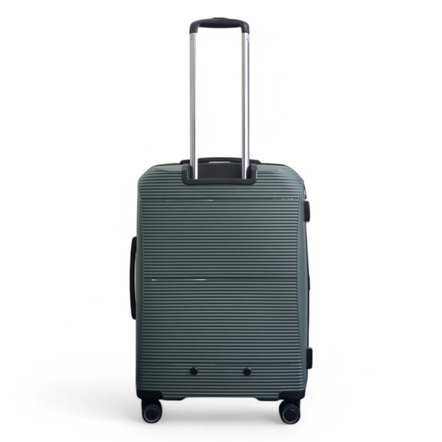 Expandable Hard Shell PP 8 Wheel Luggage Travel Cabin Holiday Bags Suitcase Set