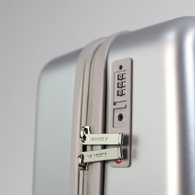 Hard Shell Cabin 44 x 22 x 38 cm TSA Secure Luggage Suitcase Suitable for Easyjet, Ryanair