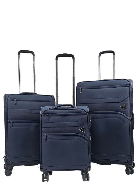 Lightweight Soft  Dual 4 Wheel Luggage Suitcases