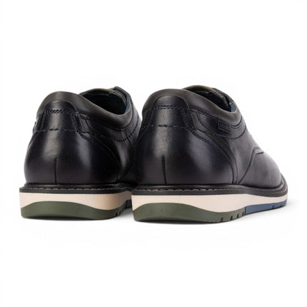 Pikolinos Men's Blue Leather Lace-Up Smart Shoes - Berna