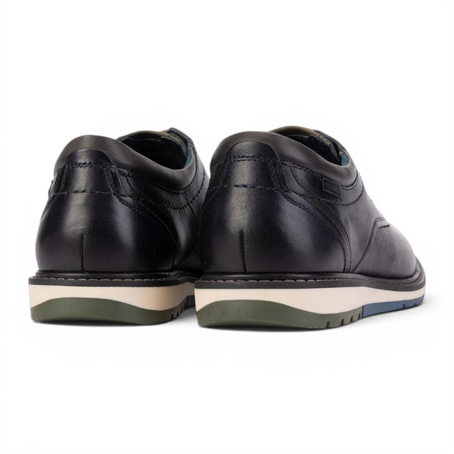 Pikolinos Men's Blue Leather Lace-Up Smart Shoes - Berna
